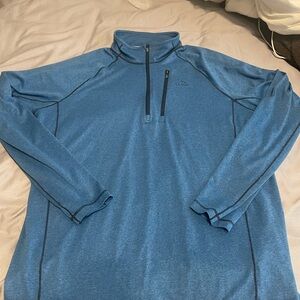LL Bean Men's Blue Quarter-Zip Jacket